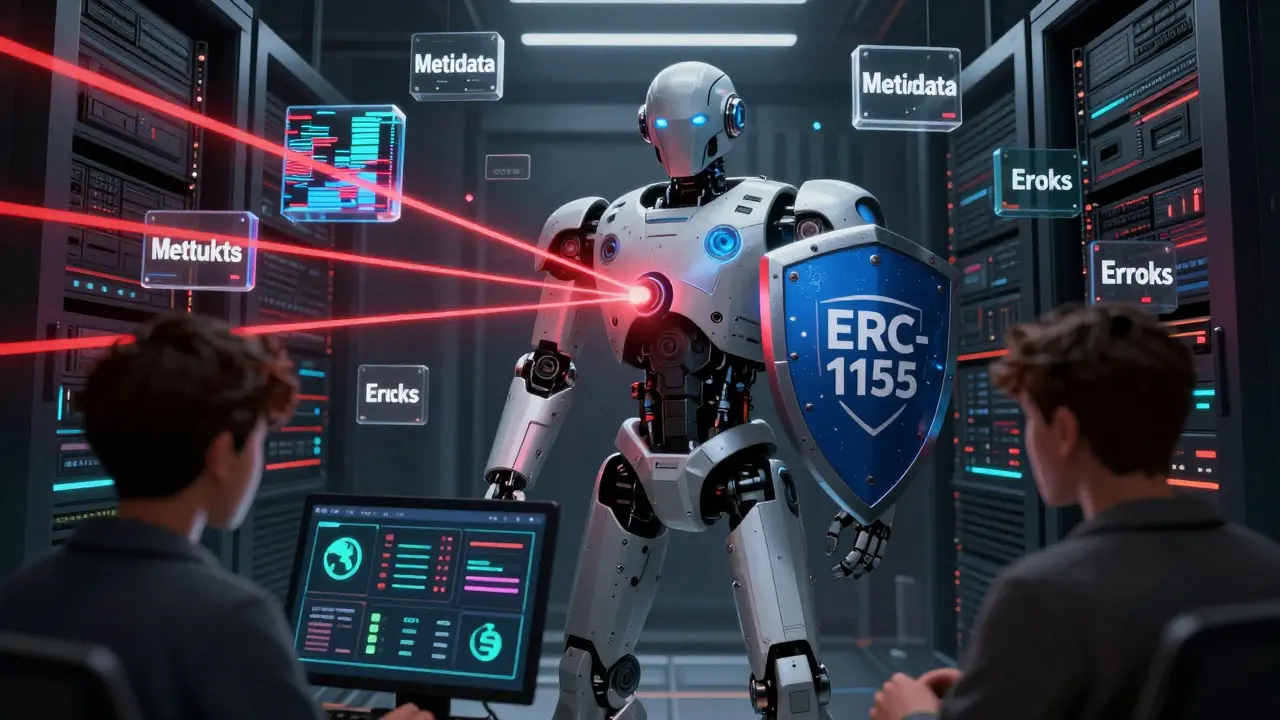Digital guardian protecting blockchain assets from security vulnerabilities