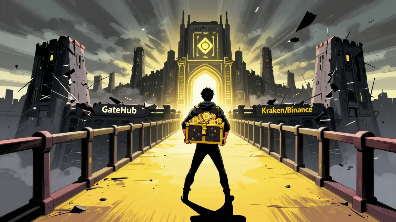 User moving assets from crumbling exchange to secure alternative