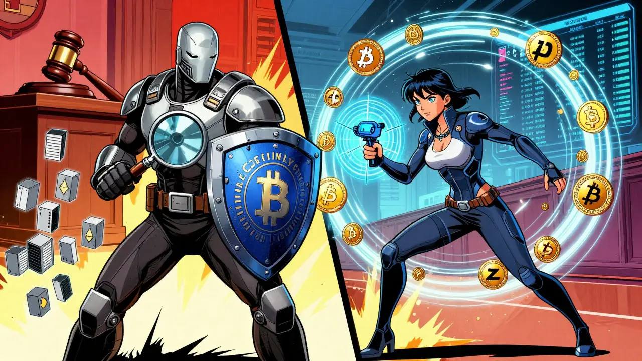 Chainalysis and Elliptic avatars comparing forensic capabilities