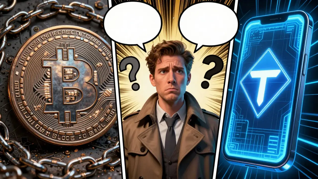 Investor confused by conflicting Bitcoin and TON tech symbols