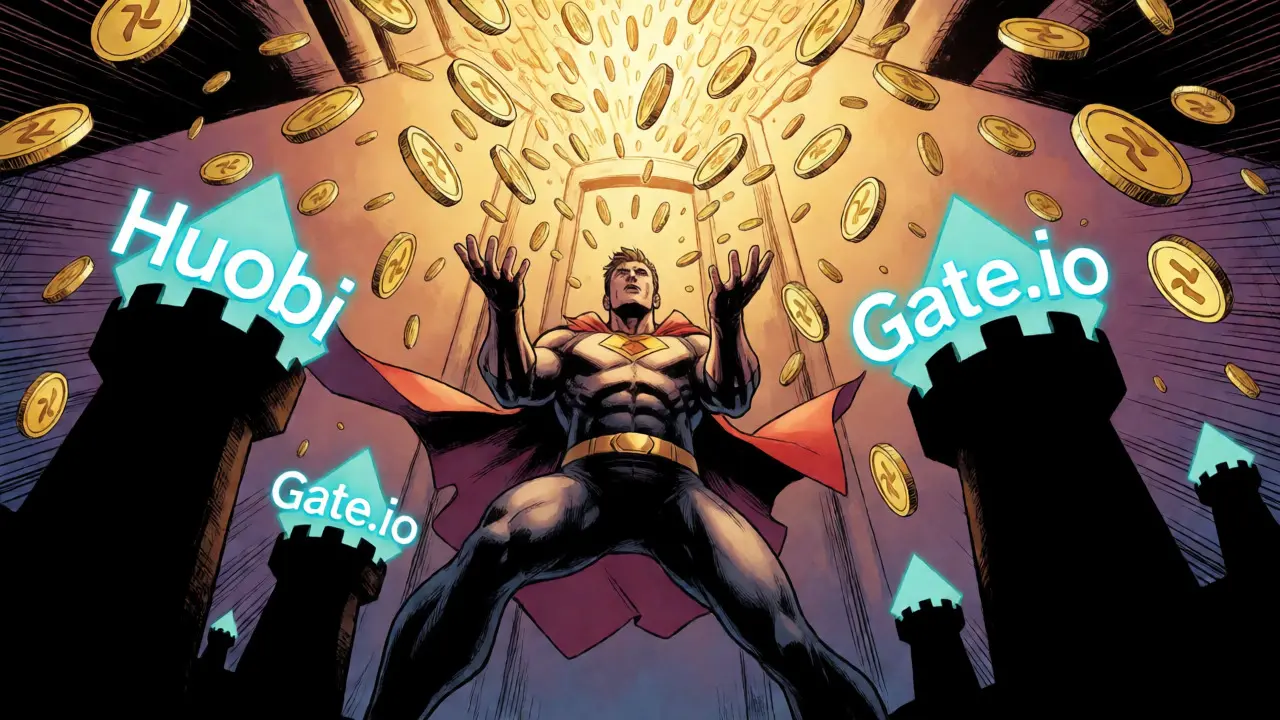 Community members receiving massive ZKS airdrop coins in Marvel comic art