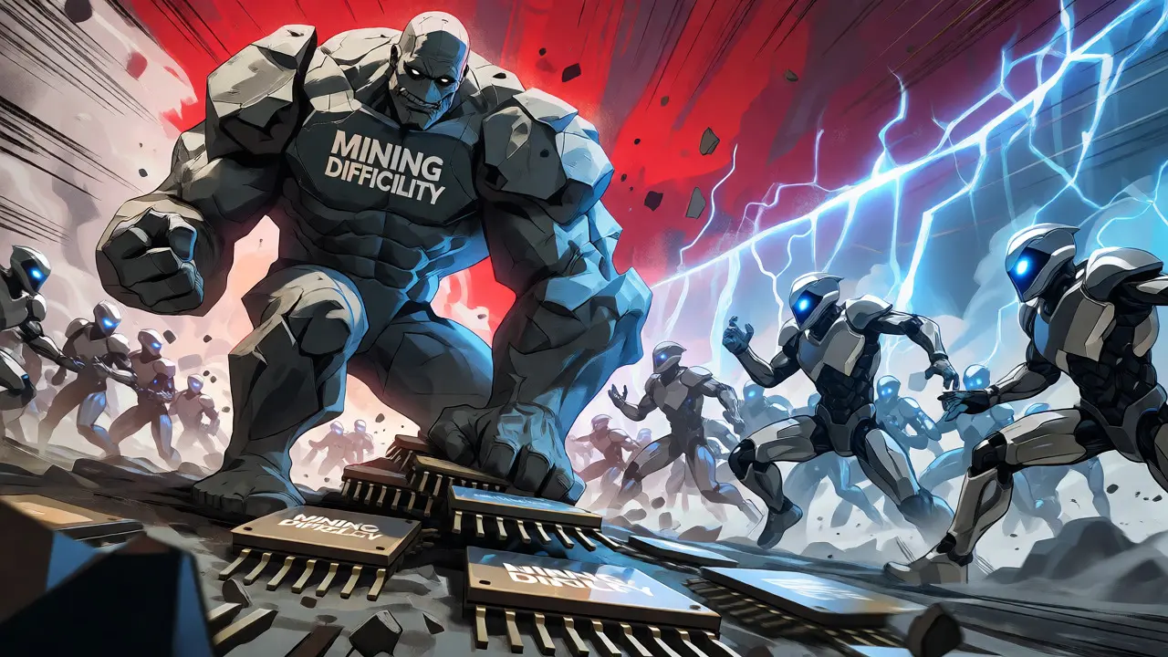 Golem of difficulty crushing chips amid ASIC robots